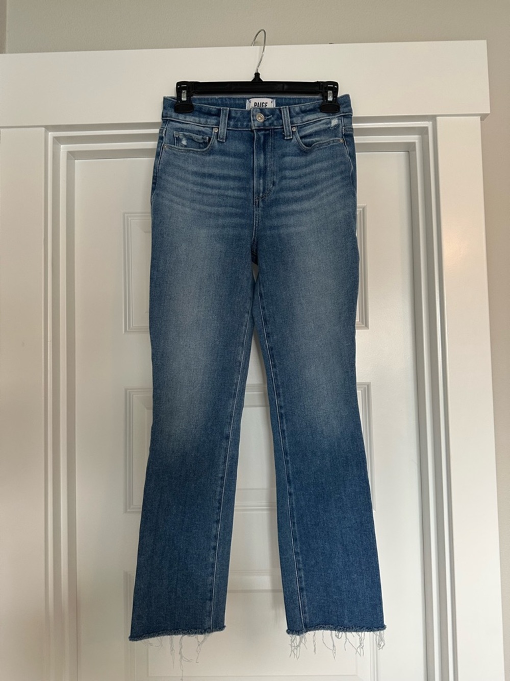Paige High-Rise Cindy Straight Leg Jeans